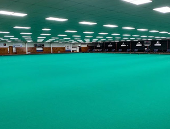 Indoor bowling green